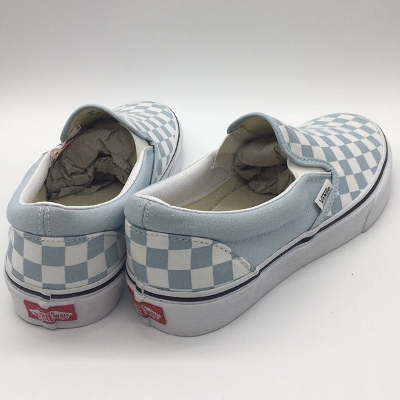 VANS CLASSIC SLIP-ON Checkerboard Baby Blue wmns - Picture 12 of 16